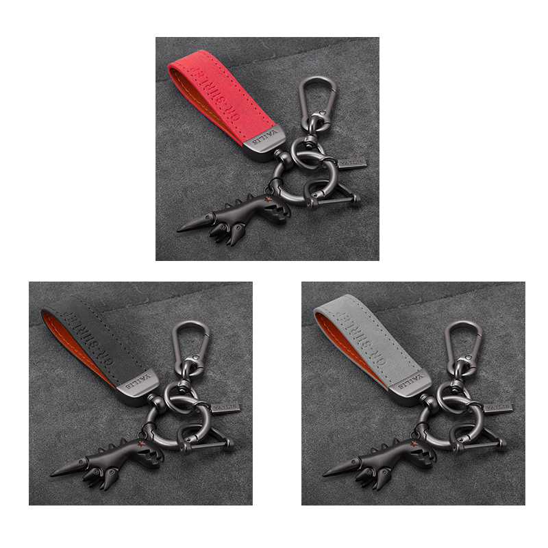 Aluminum Alloy Dinosaur Charm Paired with Suede Leather Bracelet-🔥Second Item at 40% OFF