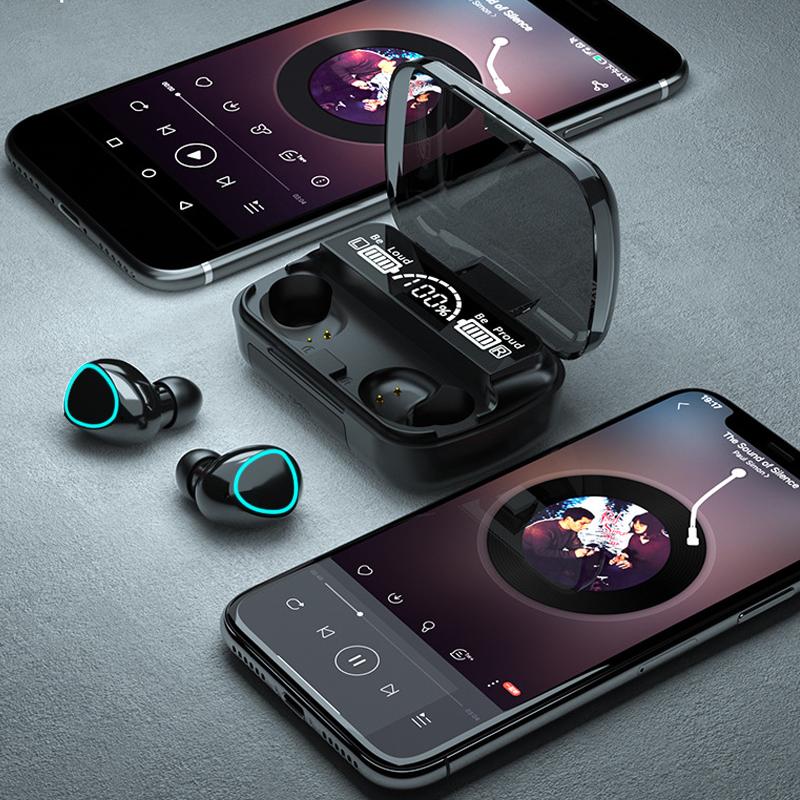 TWS Bluetooth 5.1 Earphones 3500mAh Waterproof Charging Box