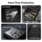 Multifunctional Magnetic Case with Invisible Stand & Camera Protection for Samsung S Series