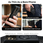 Multifunctional Magnetic Case with Invisible Stand & Camera Protection for Samsung S Series