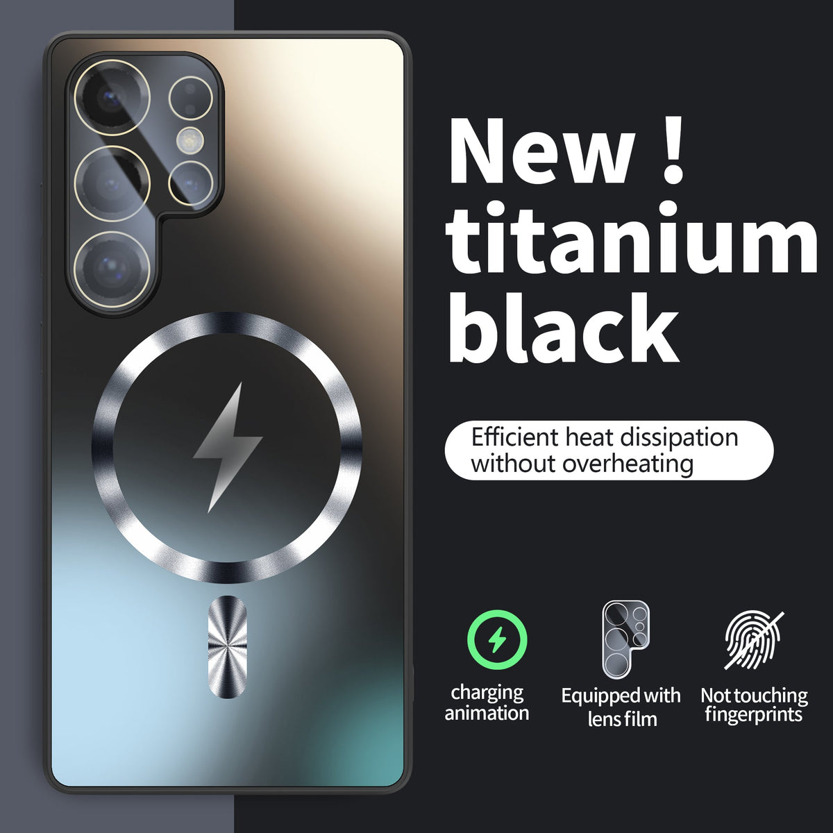 AG Frosted Magnetic Case for Samsung Galaxy S Series
