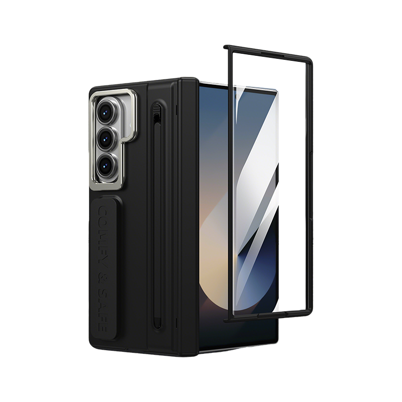 Premium Foldable Phone Case with Built-in Stand & Pen Holder