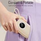 10000mAh Slim Portable Charger with Built-in Cable